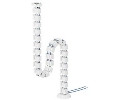 NEOMOUNTS CABLE SPINE ORGANIZER FOR SIT/STAND DESK FRAMES, MAGNET MOUNTED, Baltas