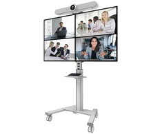 Laikiklis NewStar „Neomounts AFLS-825WH1“ vaizdo juostos ir multimedijos rinkinys – universalus, lentyna, 9kg, 225–651 mm, balta, plienas, 2,92 kg