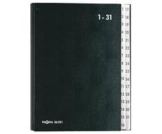Laikiklis Pagna 24321-04, juodas, A4, 265 mm, 40 mm, 340 mm