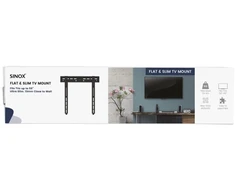 Sinox Vienas TV sieninis laikiklis 32"-55". Juodas