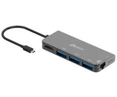 Sinox PRO USB C šakotuvas. Aliuminis.