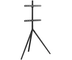 Laikiklis Sinox Trikojis televizoriaus stovas su pasukamu viršumi. 115–163 cm. Juodas