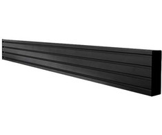 Laikiklis B-Tech horizontalus tvirtinimo bėgelis, bėgelis, juodas, aliuminis, BT8385, 2000 mm, 30 mm