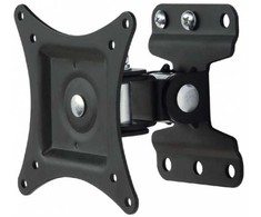 Laikiklis Techly ICA-LCD-201BK, 76.2 cm (30"), 75 x 75 mm, 100 x 100 mm, -15 - 15°, 0 - 360°, Juodas
