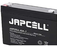 Japcell AGM akumuliatorius 6V - JC6-7, 7.0Ah, 4.8 mm kontaktai, švino akumuliatorius