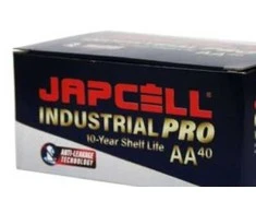 Japcell 1,5 V AA pramoninio tipo baterija – 40 vnt. pakuotė