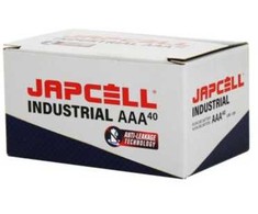 Japcell baterija 1,5 V – AAA industrial – pakuotėje 40 vnt.