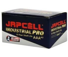 Japcell 1,5 V AAA pramoninio tipo baterijos – 40 vnt. pakuotė