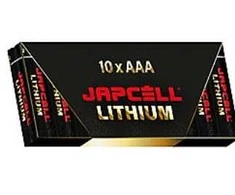 Japcell CB9A5 1,5 V AAA ličio baterija, 1200 mAh, 10 vnt. pakuotė