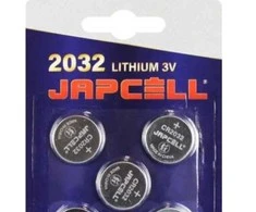 Japcell baterija 3.0V - CR2032 ličio - 5 vnt. pakuotėje