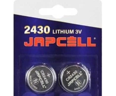 Japcell ličio baterija 3,0 V - CR2430 - 2 vnt. pakuotėje