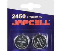 Japcell 3,0 V CR2450 ličio baterija, 2 vnt. pakuotėje