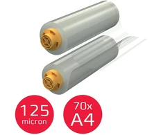 GBC Velocity laminavimo plėvelė 125 µm blizgi, A4, skaidri, 125 µm, blizgi, blizgi, 140 x 265 x 75 mm