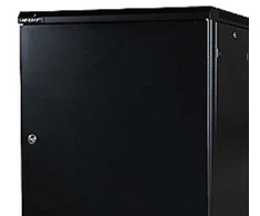 Lan Com As Sieninis stovas 19" 10HE B600xD450xH553 mm juodas su plokščiomis durimis