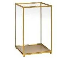 Žibintas Duni Comodo Noble 22x14 cm stiklas ir metalas, vnt.