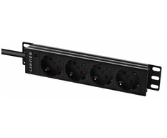 Lanview 10�� 4-way Schuko outlets