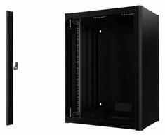 Lanview RWM16U45BL, Prie sienos tvirtinama lentyna, 16U, 29 kg, Juoda