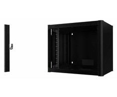 Serverio korpusas Lanview Lanview RWM09U45BL Rack 9U sieninė spintelė, juoda