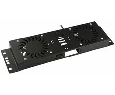 Lanview 2 FANS, ON/OFF CONTROLLED FAN MODULE Juodas