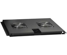 Lanview Lanview LVR252352, Fan tray, Built-in fan, 295 m³/h, Steel, Juodas, 1 pc(s)