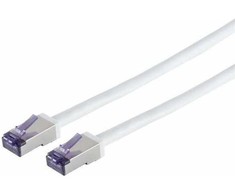 Lanview Lanview LVN-CAT6A-FLEX-50CMWH kabelis sieciowy Baltas 0,5 m S/FTP (S-STP)