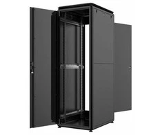 Lanview LOGON RDL36U68BL, Laisvai pastatomas stelažas, 36U, 600 kg, Rakto užraktas, Reguliuojamos kojelės, Kabelių tvarkymas