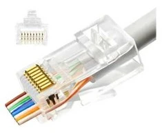 Lanview LVN125306, RJ45, permatomas, kištukas, tiesus, Cat6a, U/UTP (UTP)
