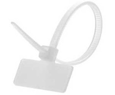 Organizer Lanview Lanview LVT551140 opaska kablowa Opaska kablowa su wejściem równoległym Plastik Baltas 100 vnt.
