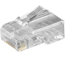 Lanview TecLine RJ45 kištukas plokščiam kabeliui, 8