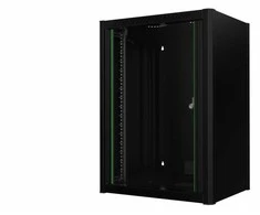 Lanview RWM16U45BL, Prie sienos tvirtinama lentyna, 16U, 29 kg, Juoda