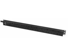 Lanview LVR-3MUK-SPD-UK10 JK Rackmount maitinimo blokas 10 lizdų 3m Juodas