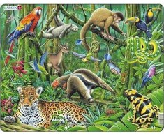 Dėlionė Larsen_Puzzles Larseno galvosūkis Pietų Amerikos miškai Maxi