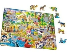 Dėlionė Larsen Puzzle Zoo Maxi Puzzle