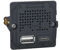 Lauritz Knudsen Dvigubas USB įkroviklis, LK FUGA, 21 W įkrovimo galia, balta