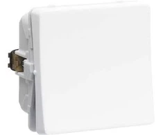 LAURITZ KNUDSEN Fuga® jungiklis 1 poliaus 16A 250V baltas