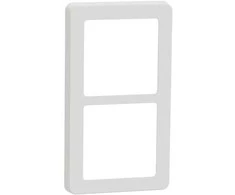 LAURITZ KNUDSEN FUGA Base 63 dizaino rėmas 2x1 modulis, baltas