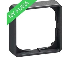 LAURITZ KNUDSEN FUGA Baseline 50 1 modulio rėmas, 14 mm aukščio, tamsiai pilkas