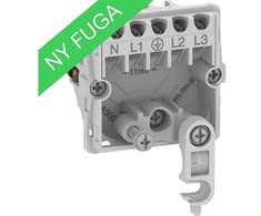 LAURITZ KNUDSEN FUGA krosnelės lizdas 5 polių 1 modulis, be dangčio