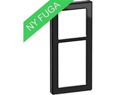 LAURITZ KNUDSEN FUGA PURE dizaino rėmo stiklas 2.5 modulis, juodas.