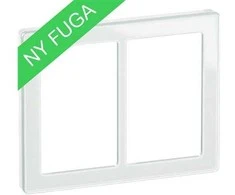 LK LAURITZ KNUDSEN FUGA PURE dizaino rėmo stiklas 2x1,5 modulis, baltas