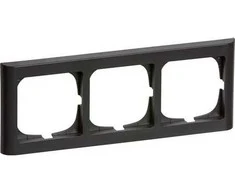 LAURITZ KNUDSEN FUGA® rėmas Softline 631 modulis horizontalus trigubas kokso pilkas