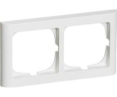 LAURITZ KNUDSEN FUGA® rėmas Softline 631 modulis, dvigubas horizontalus, baltas