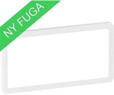 LAURITZ KNUDSEN FUGA SLIM dizaino rėmelis 2 modulių įdėklams, baltas