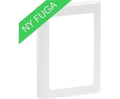 LK LAURITZ KNUDSEN FUGA SOFT dizaino rėmelis 1,5 modulio, baltas.