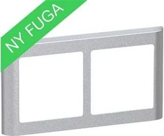LAURITZ KNUDSEN FUGA SOFT dizaino rėmas, 2 moduliai, horizontalus, plienas, metalinis