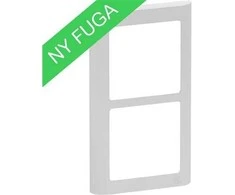 LAURITZ KNUDSEN FUGA SOFT dizaino rėmas, 2 moduliai, vertikalus, šviesiai pilkas