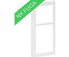 LAURITZ KNUDSEN FUGA SOFT dizaino rėmelis 2.5 modulis, baltas.