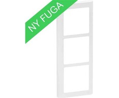 LAURITZ KNUDSEN FUGA SOFT dizaino rėmas 3 modulių vertikalus, baltas