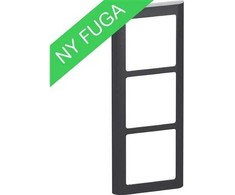 LAURITZ KNUDSEN FUGA SOFT dizaino rėmas, 3 modulių vertikalus, tamsiai pilkas