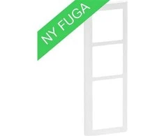 LAURITZ KNUDSEN FUGA SOFT dizaino rėmas 3.5 modulis, baltas.